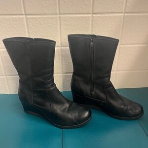 UGG Women's Black Heeled Boots